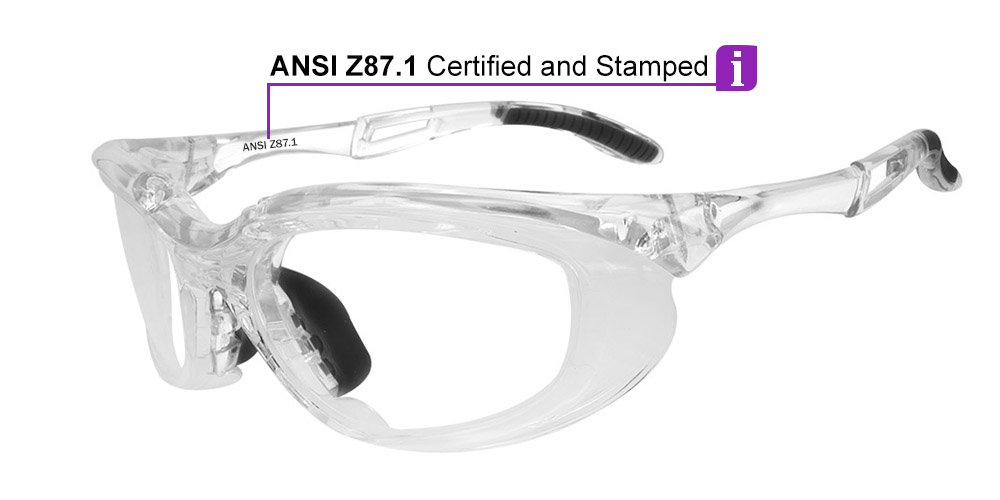 S005 Prescription Safety Glasses Clear