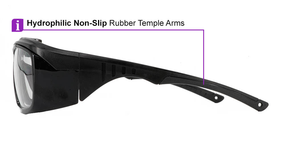 S007 Prescription Safety Glasses Black