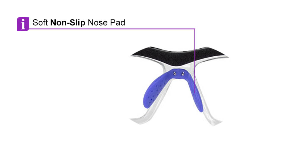 S007 Prescription Safety Glasses Black Blue