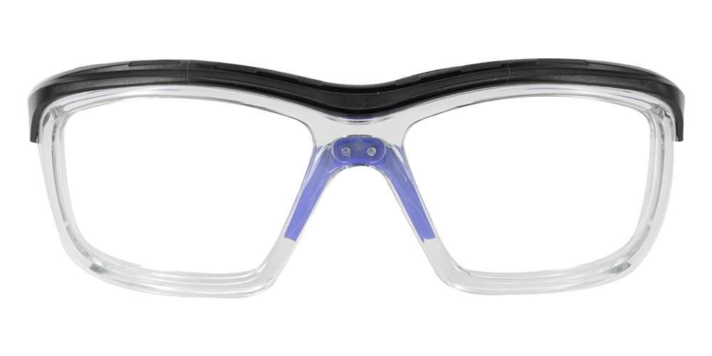S007 Prescription Safety Glasses Black Blue