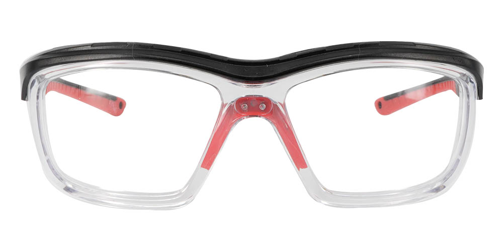 S007 Prescription Safety Glasses Red