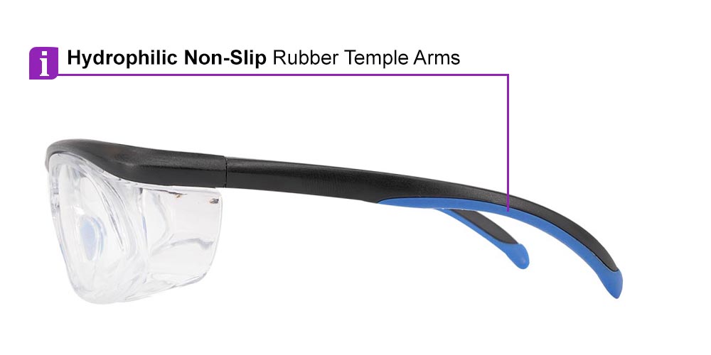 S54E Prescription Safety Glasses Blue