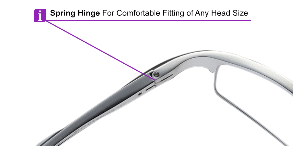 GM229 Prescription Sports Glasses Silver