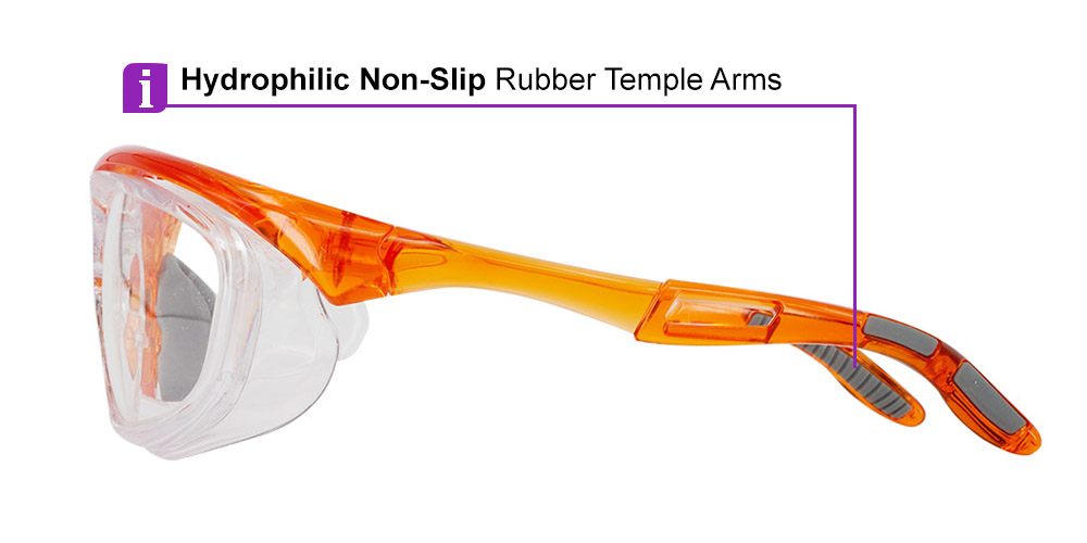 S005 Prescription Safety Glasses Orange