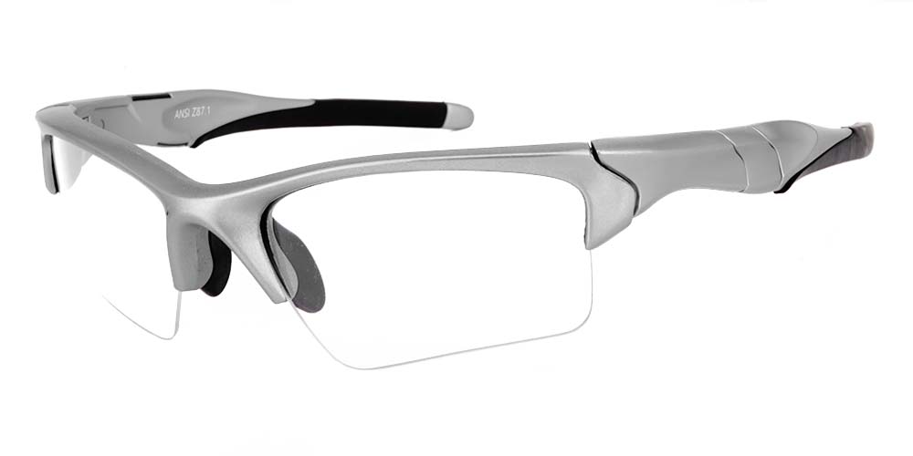 U030 Prescription Safety Glasses Silver
