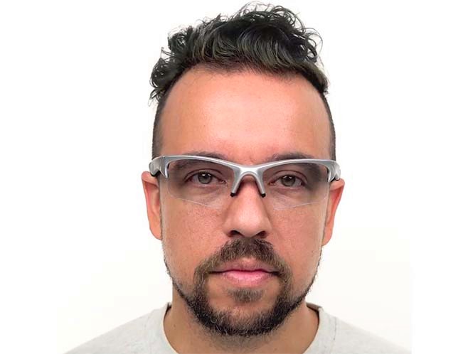 U030 Prescription Safety Glasses Silver